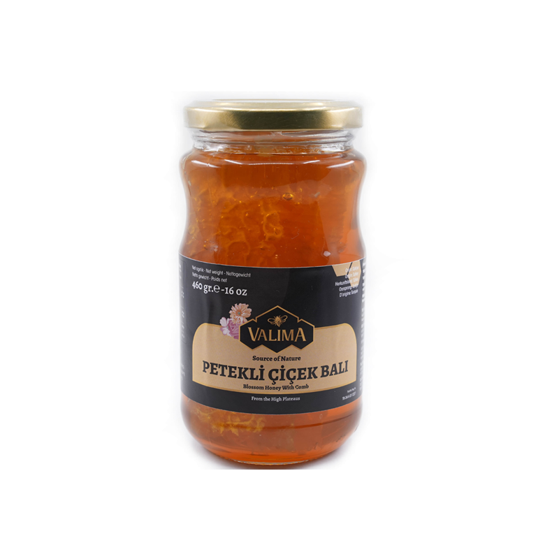 Valima Petekli Süzme Çiçek Balı 460 gr.